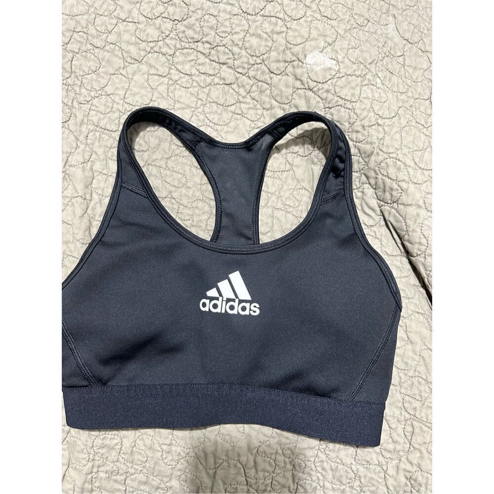 Adidas black sports bra size XS  A731